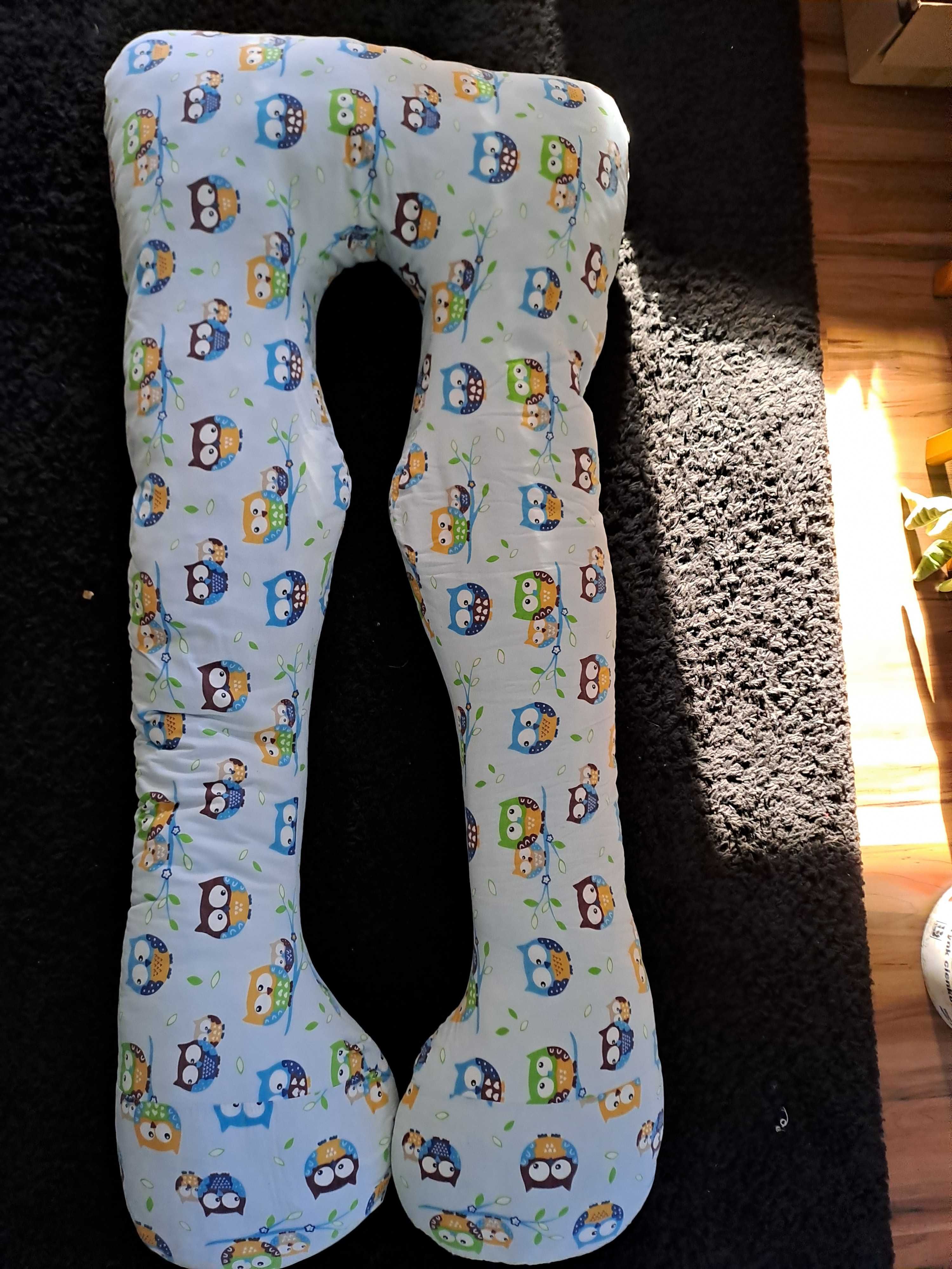 Poduszka ciążowa / do karmienia U – Dariana, 150 cm, sowy