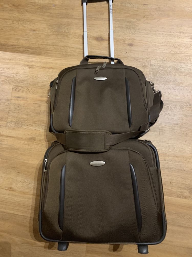 Conjunto de malas de viagem e portátil Sansonite