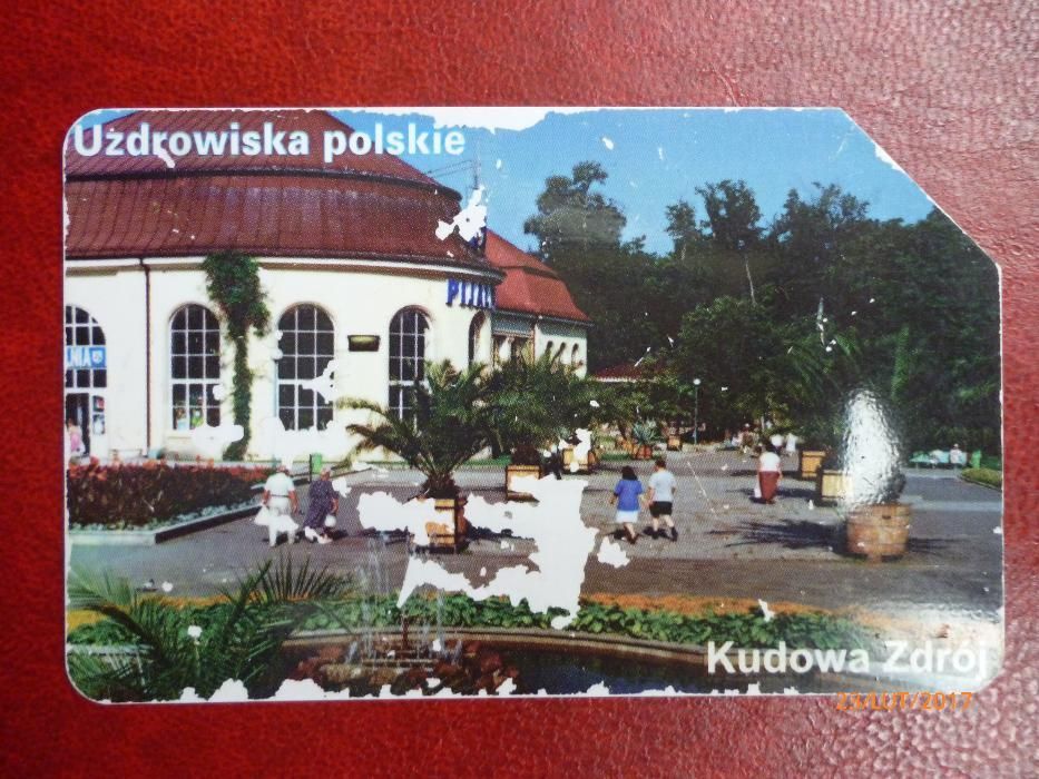 Karty telefoniczne Uzdrowiska i Szczecin