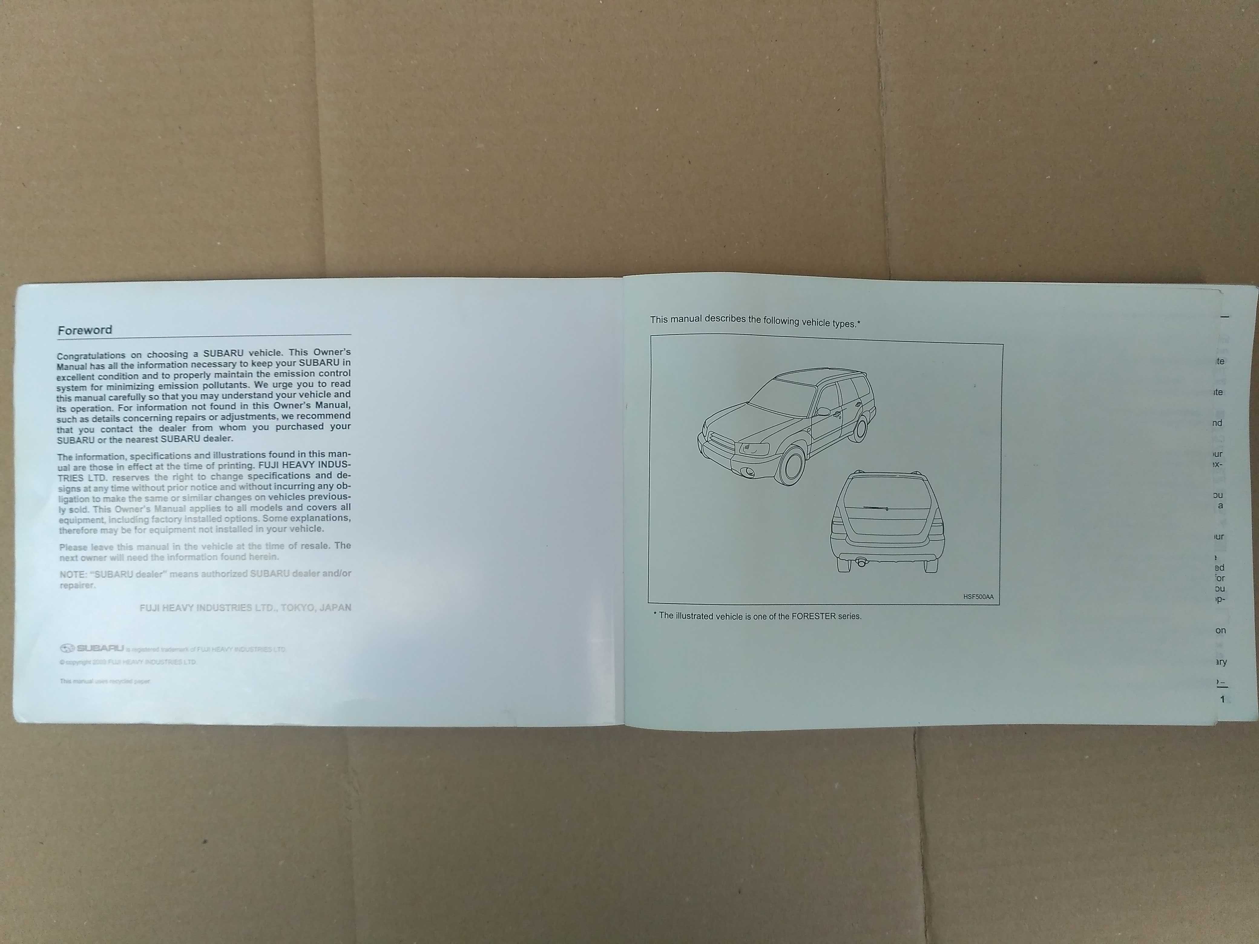 Инструкция по эксплуатации Mitsubishi GRANDIS,SUBARU FORESTER, Lanos