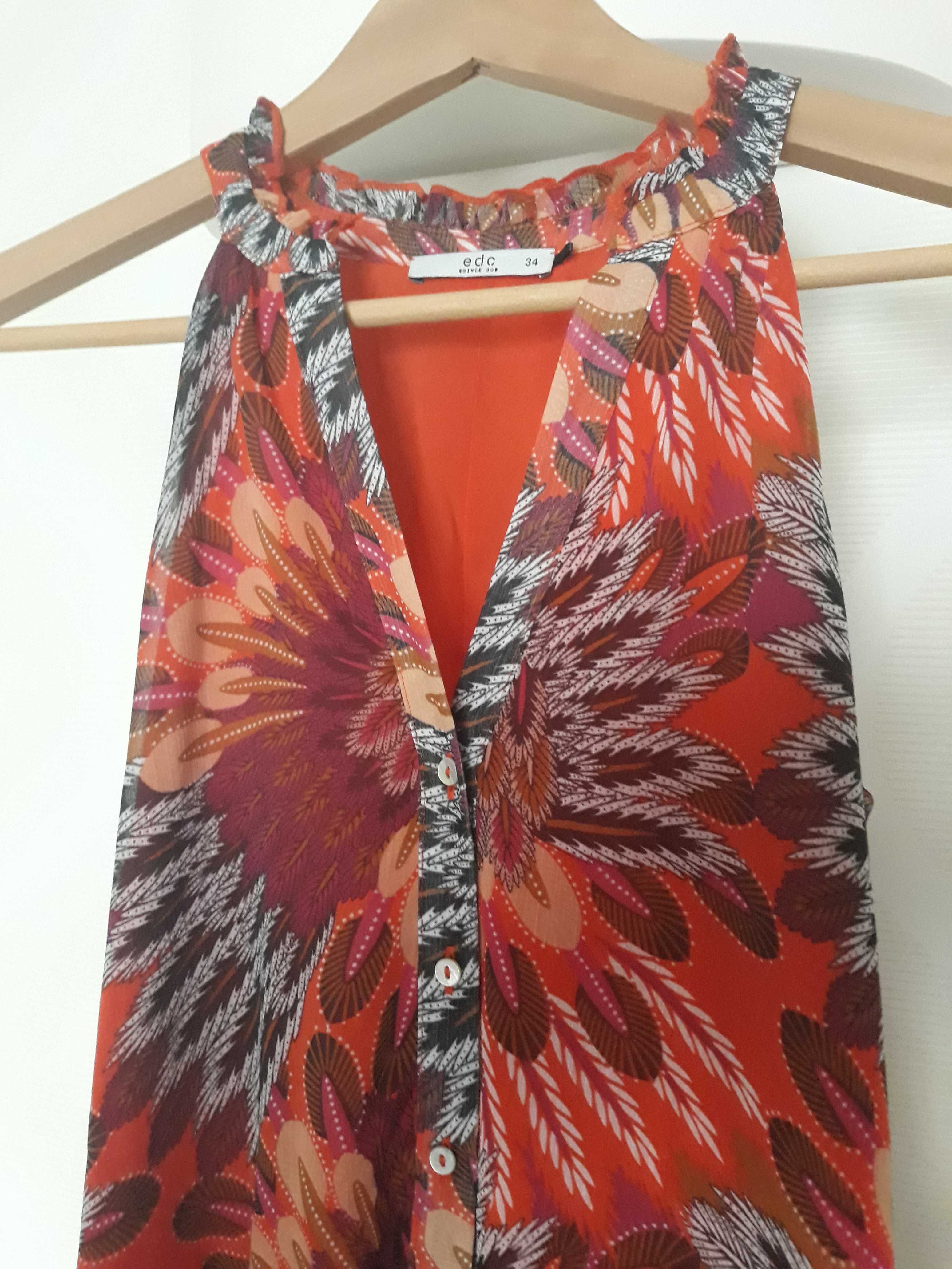Długa sukienka letnia EDC by Esprit rozm. 34