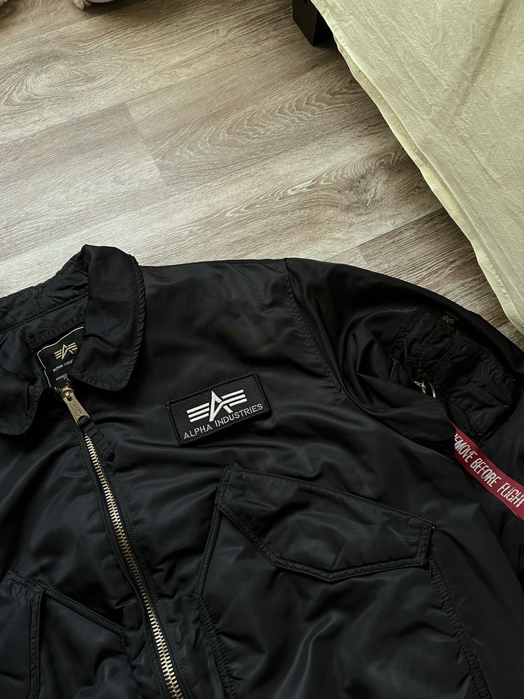 Бомбер alpha industries cwu-45 чорний