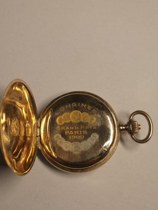 zegarek Longines,1900r Paris,złoty 14k,antyk,stary zegarek