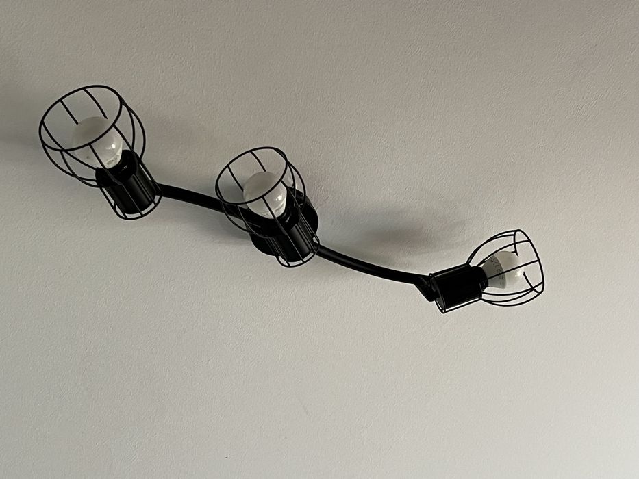 Candeeiro de teto com 3 lâmpadas