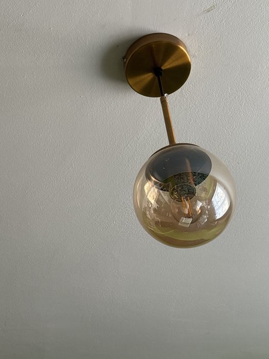 zyrandol lampa sufitowa, regulowany przewod