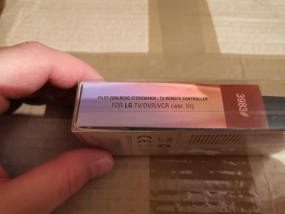 Pilot zdalnego sterowania dla LG TV/DVR/VCR (wer. III) 3983# remote c.