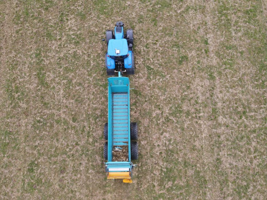 Rozrzutnik obornika ROLLAND FOLLFORCE 7322 wałki poziom 18 ton TANDEM