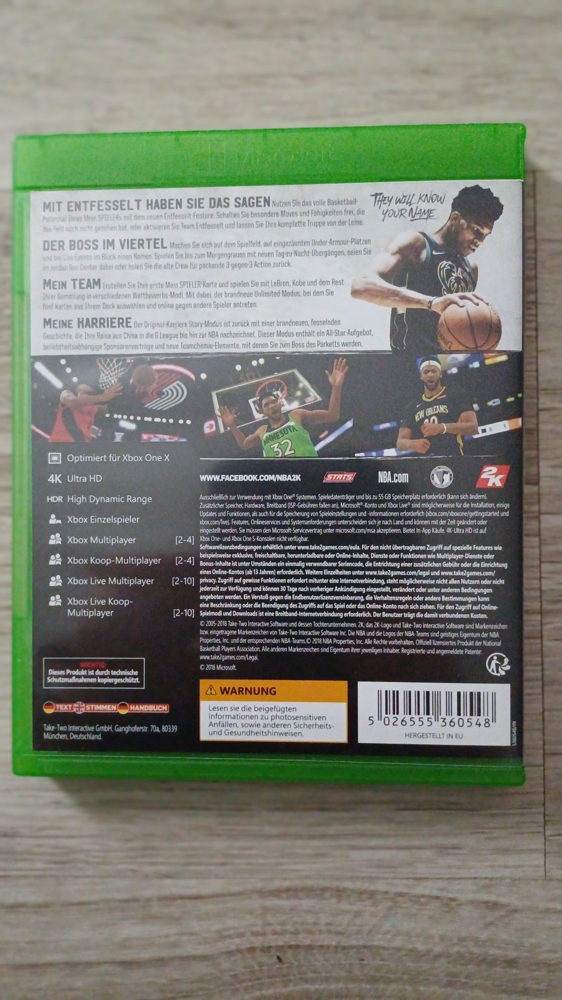 Gra NBA 2K19 na xbox one