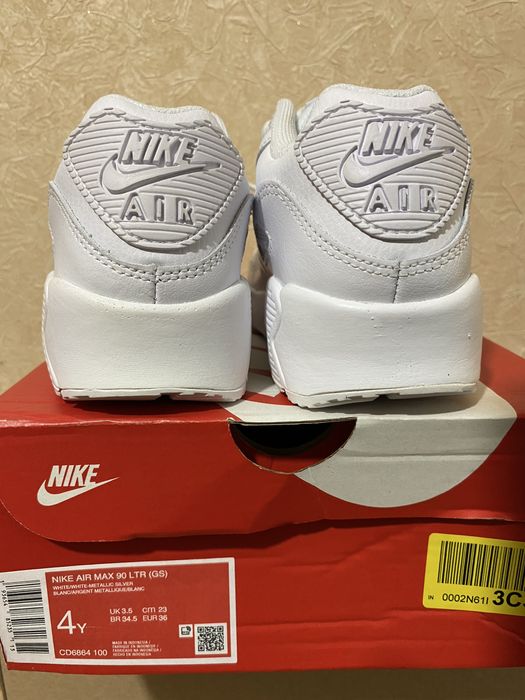 Фірмові кросівки nike оригінал nike air max 90 white / найк аїр макс 9