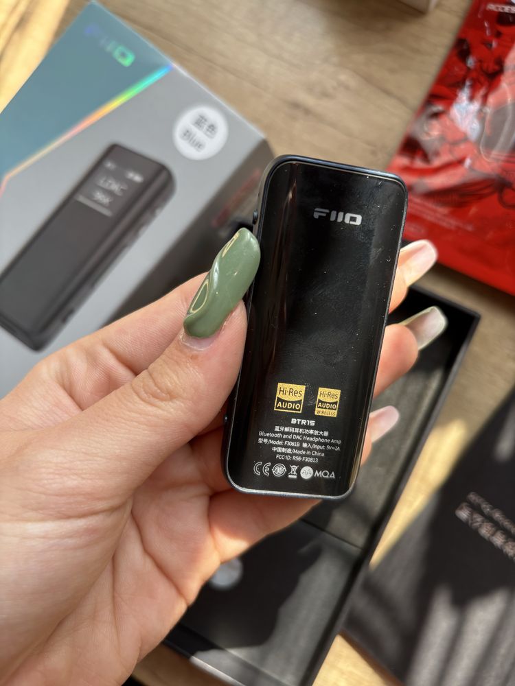 Fiio BTR15 Wzmacniacz słuchawkowy bluetooth DAC USB + kabel i case