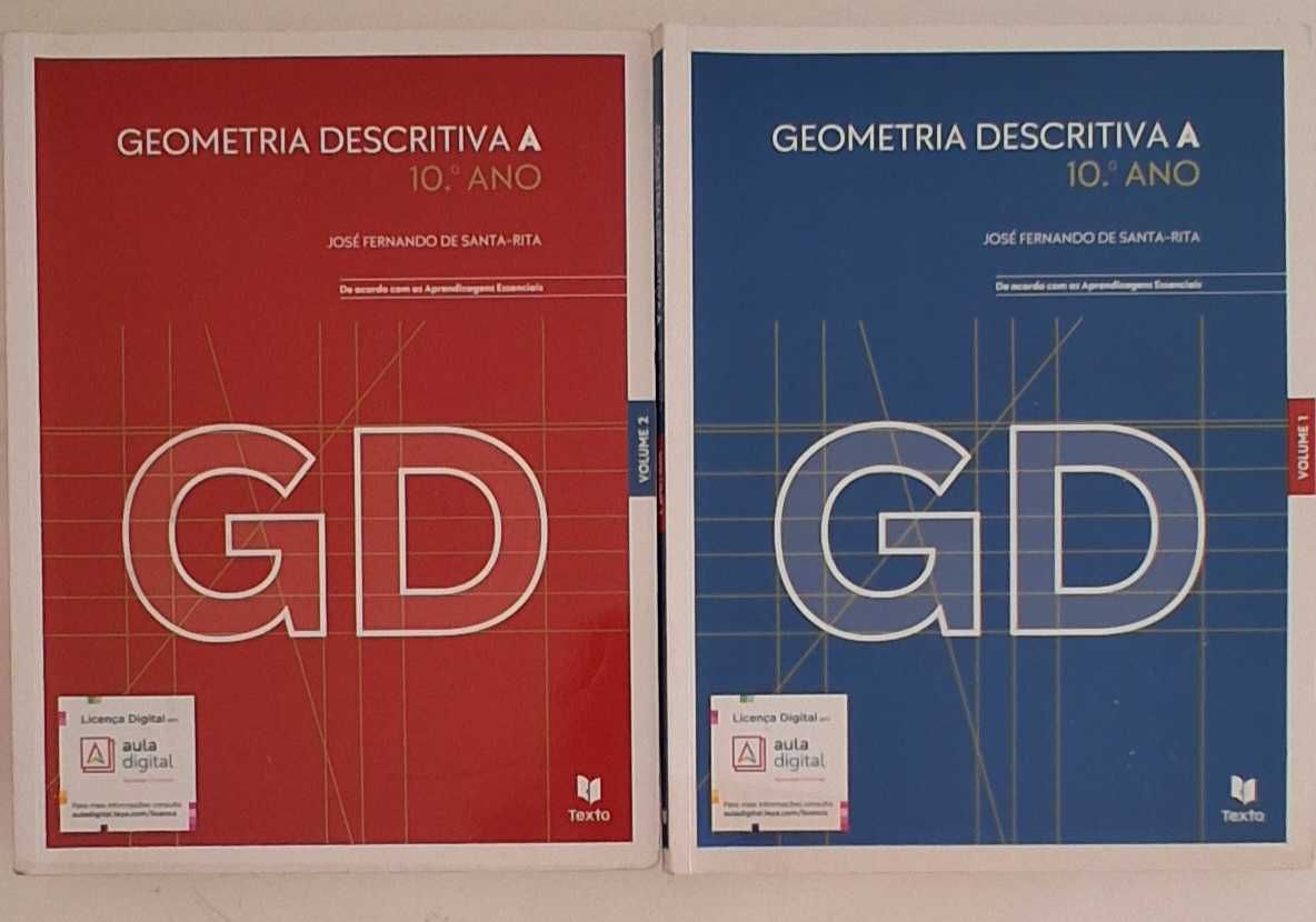 Manuais 10 Ano - Dúvida Metódica/ Novo Sentidos/ Geometria Descritiva