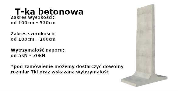 Mur oporowy L ściana blok L-ka Lki T-ka Tetetka Lki L-ki Elka Zapora
