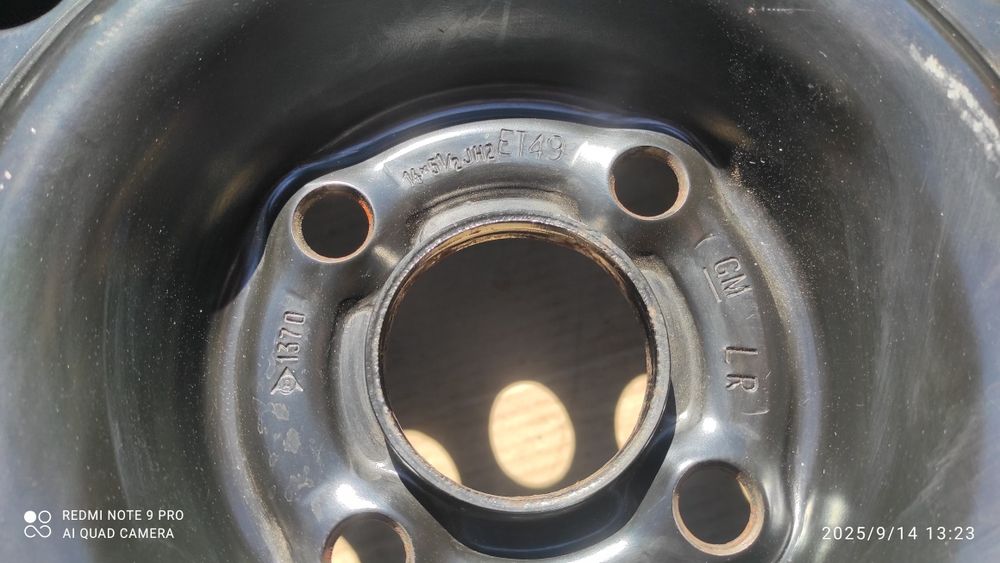 Диски 4/100/14  Lanos Sens Aveo. Ет 49 DIA.56.6