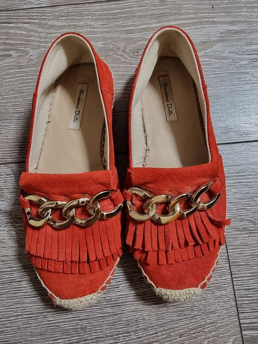 Еспадрильі шкіряні Massimo Dutti 35 р