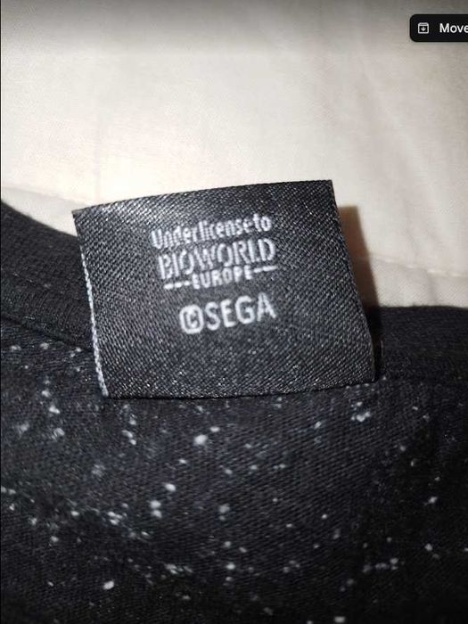 T Shirt Sonic the hedgehog Preta