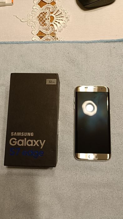 Telefon Samsung Galaxy S7 Edge Złoty Gold SUPER STAN zewnętrzny !!!