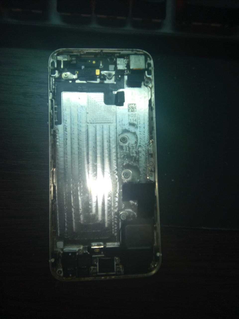 Б/У Оригинальный корпус iPhone 5s с остатками модулей