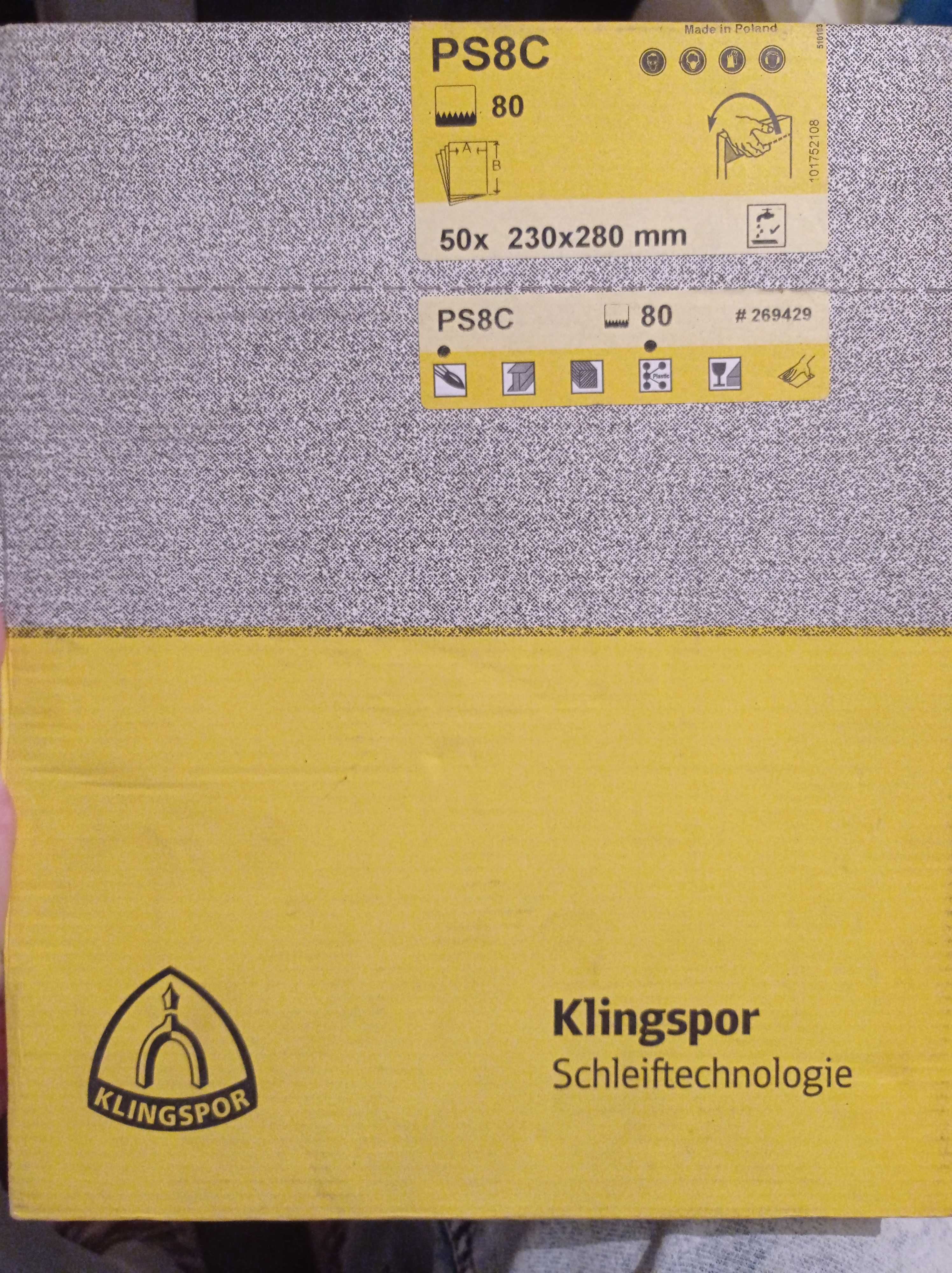 Наждачная бумага KLINGSPOR P80 230Х280ММ