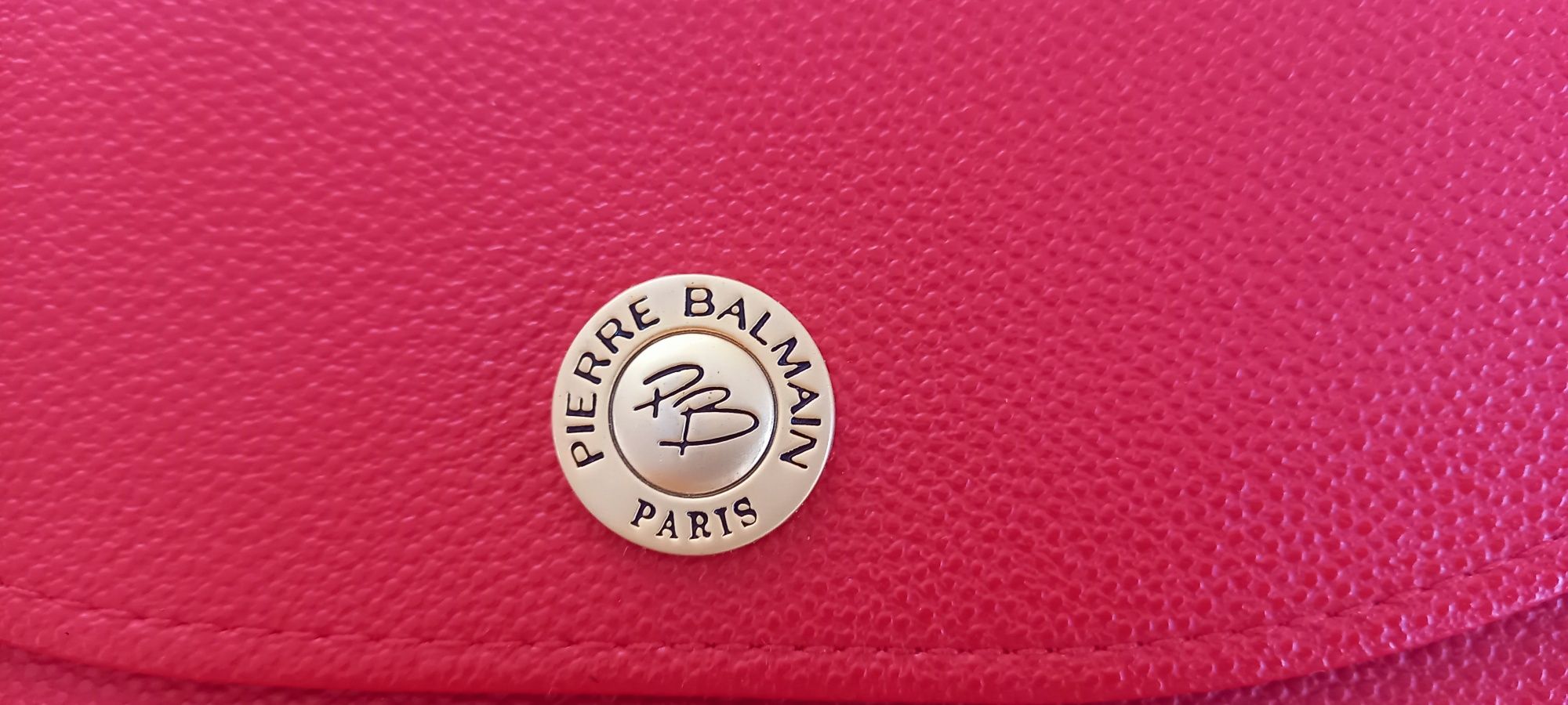 Portfel damski czerwony Pierre Balmain Paris