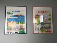 Plakaty Gdynia i Lublin firmy Niemapa