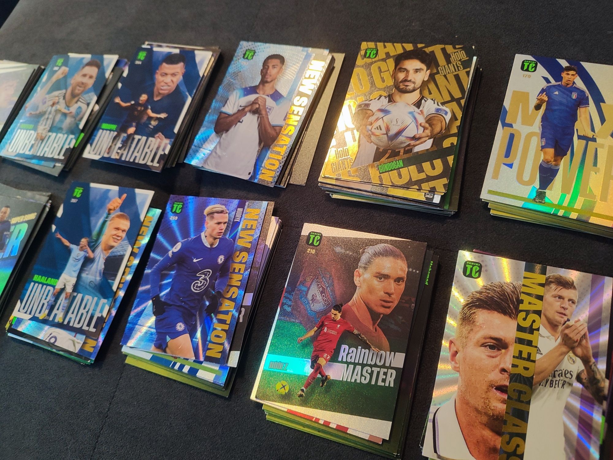 TOP CLASS karty Panini jak nowe 121szt PURE FOTBALL