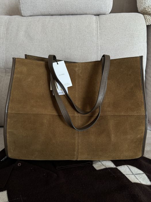 Сумка шоппер від Манго, Mango, замш!