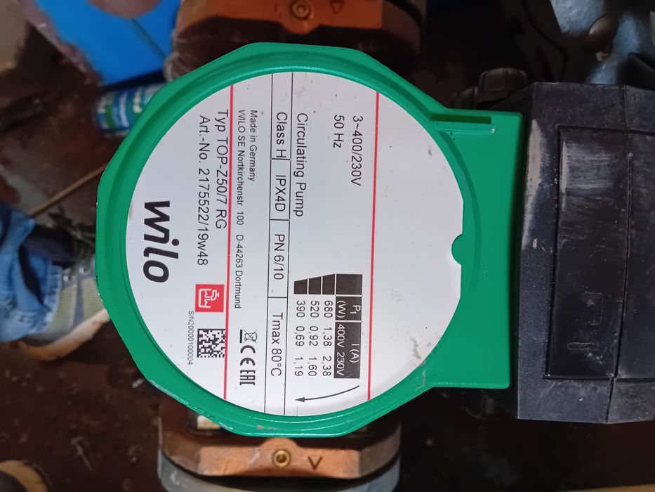 Bomba circuladora Wilo