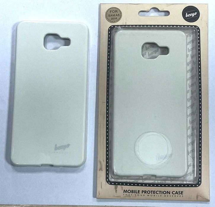 Etui, Plecki, Nakładka Beeyo do Samsung A5 2016 A510 kolor: biały