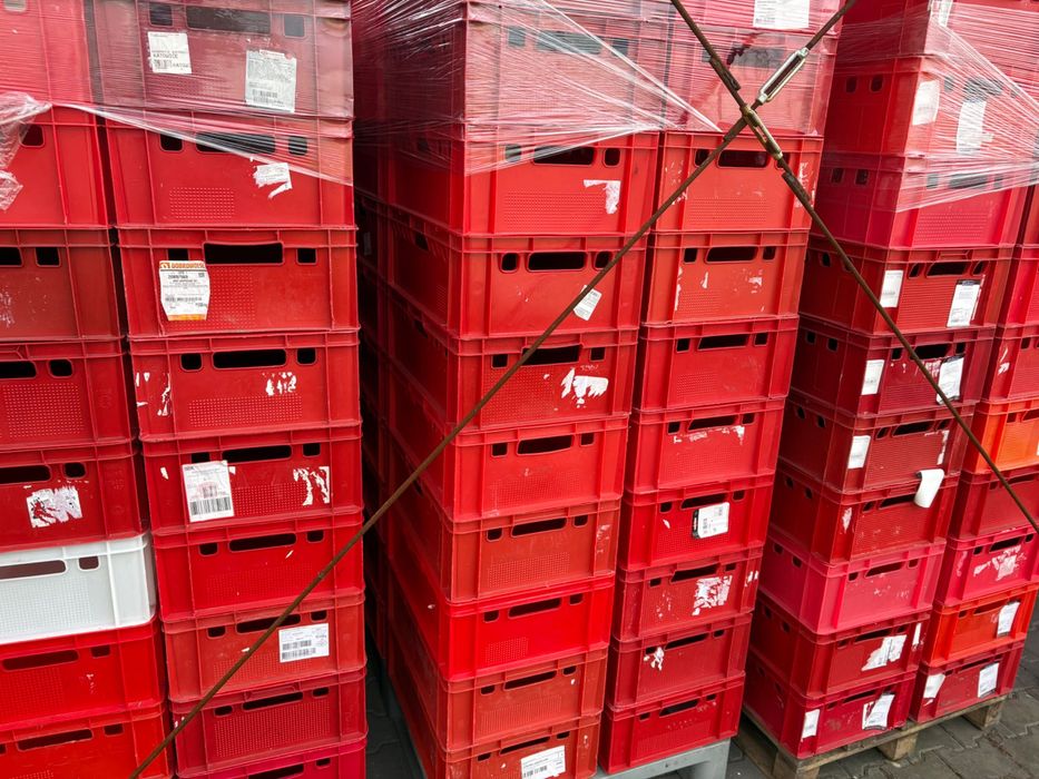 Pojemniki e2, wędliniarskie, na mięso, skrzynki plastikowe