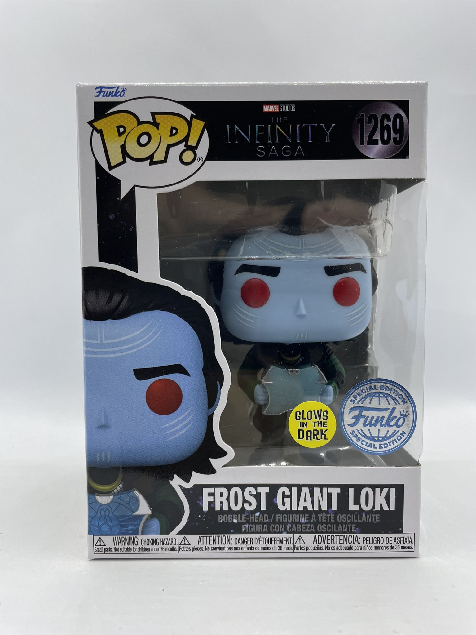 Funko Pop Marvel 1269 Frost Giant Loki glow #1