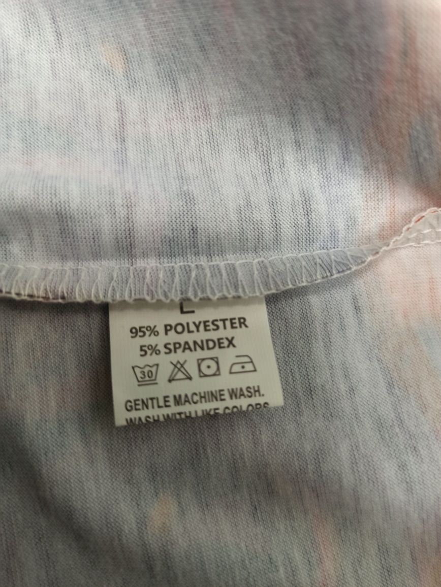 Nowa Niebieska Pomarańczowa Koszulka T-Shirt  Męska Damska Unisex Nadr