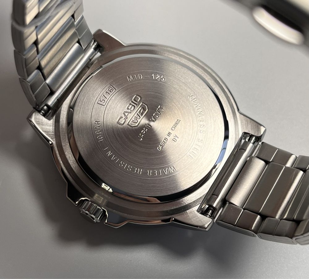 Casio mtd-125d-9av, годинник чоловічий касіо, часы касио мтд