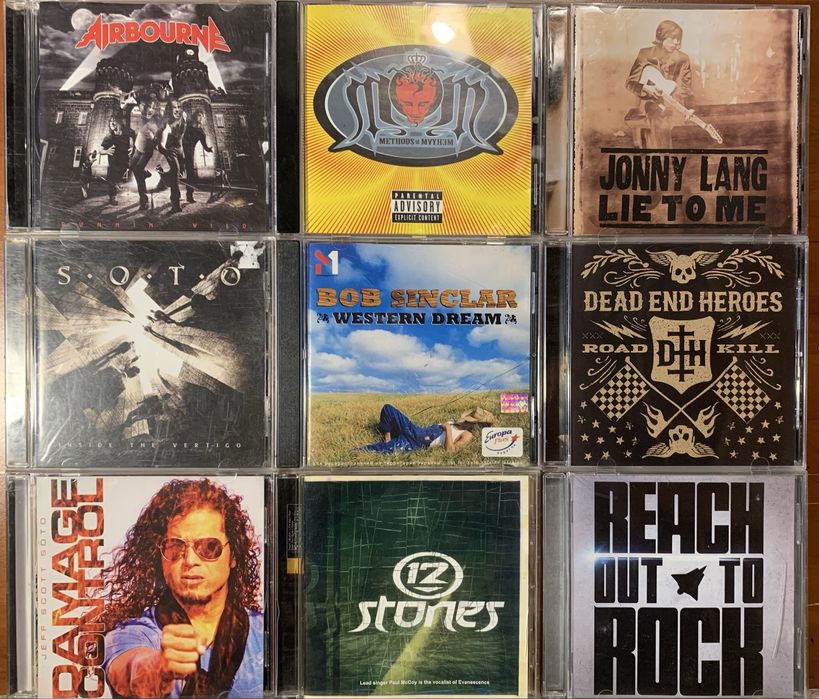Музика на CD (rock,metal)
