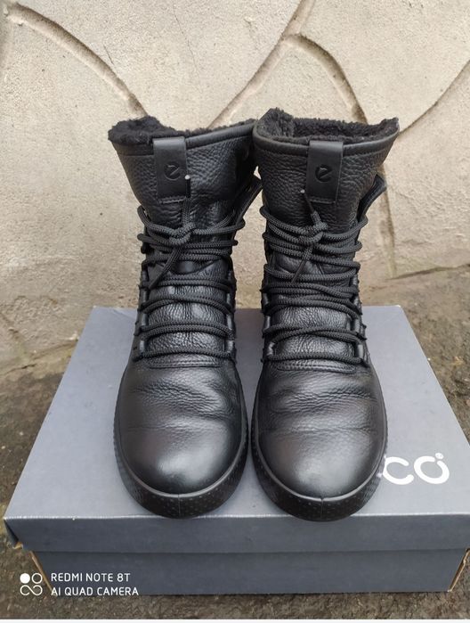 Ecco 37 чоботи жіночі зимові черевики сапоги ботинки взуття ессо