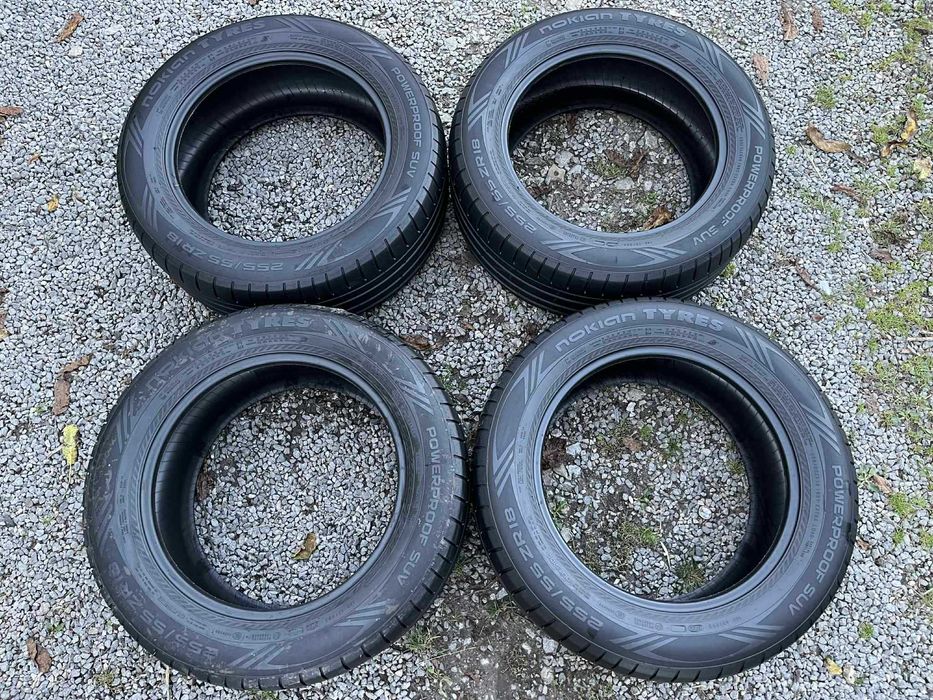 Opony 255/55R18 Nokian Powerproof SUV Lato 4sztuki 5,40mm bieżnika