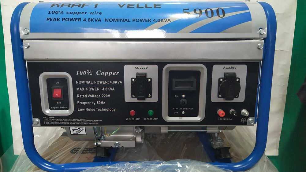 Инвертор KRAFTWELE 4800wat генератор бензиновый газовый з акамулятом