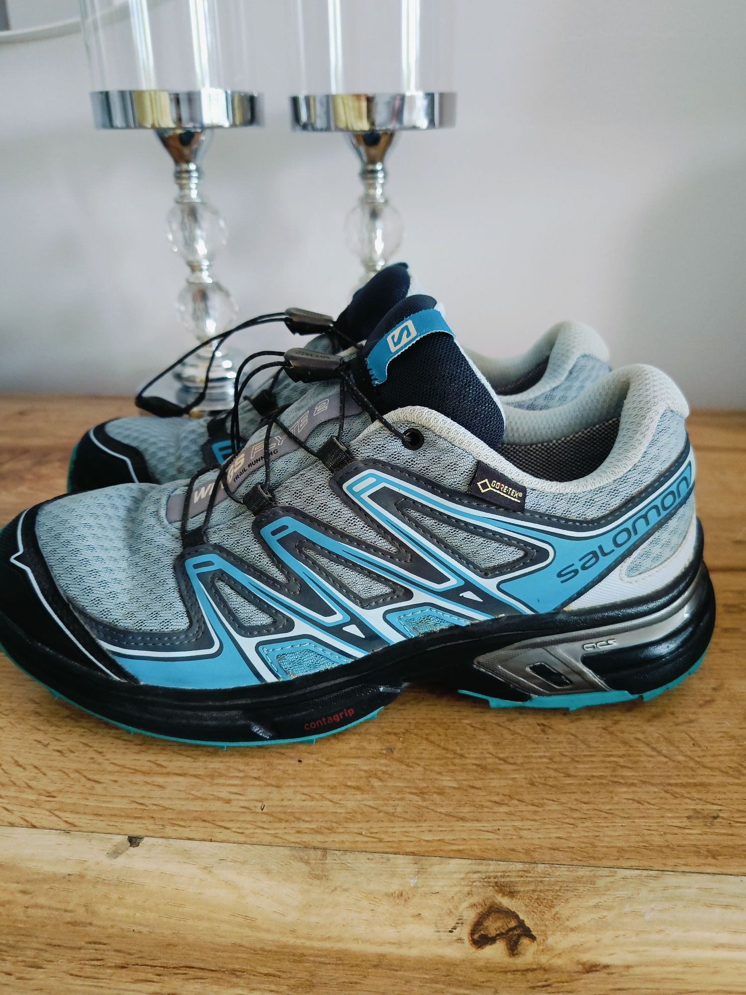 Buty Salomon gore tex 40 niebieskie