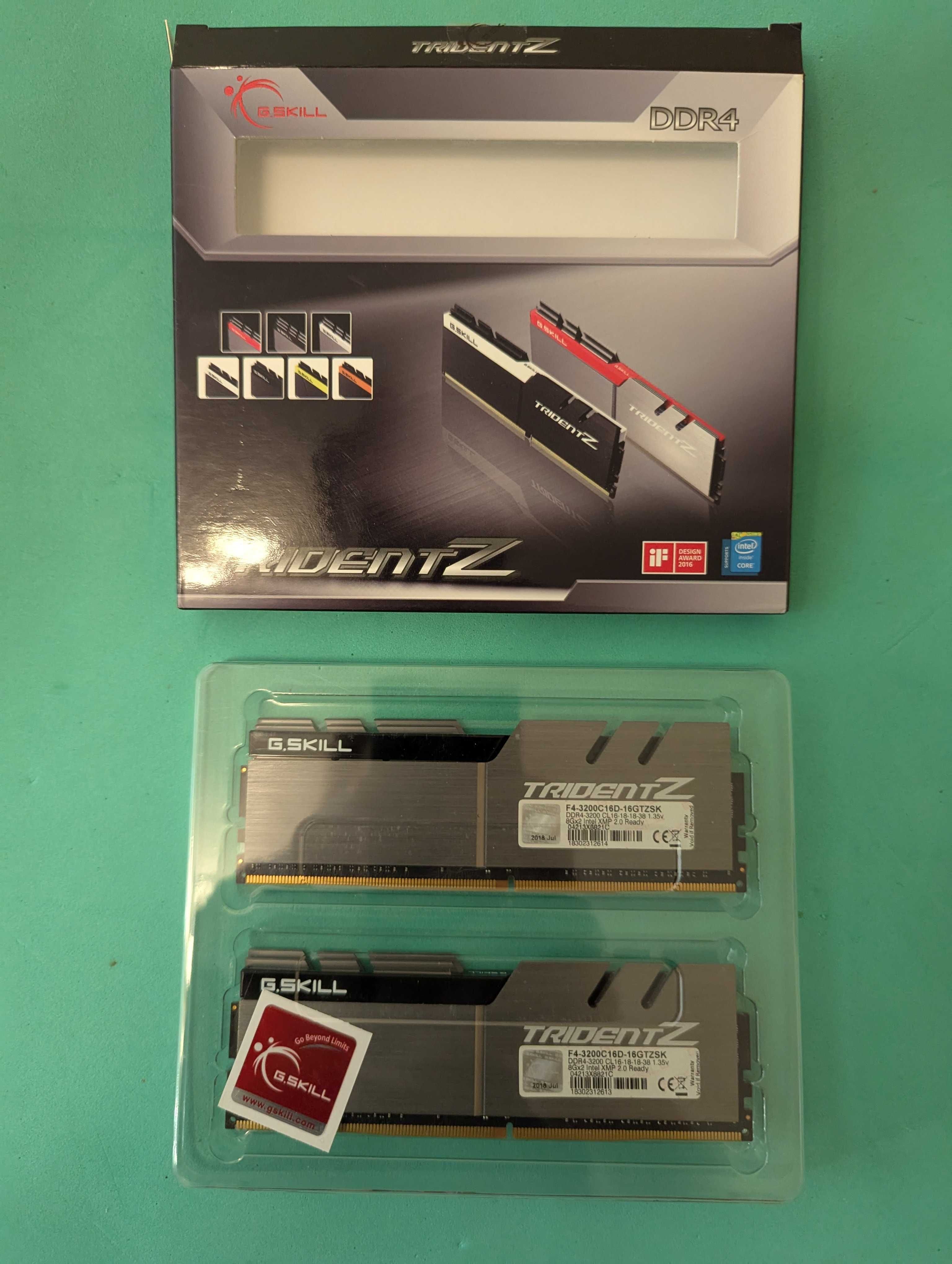 Два комплекти пам'яті DDR-4 G-Skill Trident Z 16GB (2*8GB) - 32GB