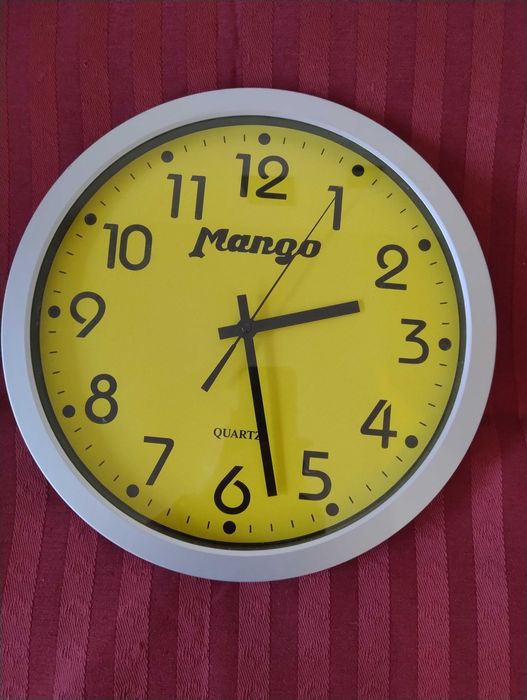 SUPER CENA Zegar ścienny d nauki godzin na tarczy dla dzieci na ścianę