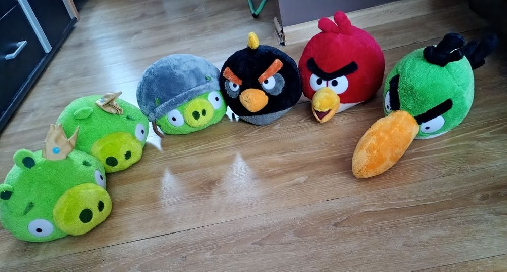 Zestaw pluszaków Angry Birds