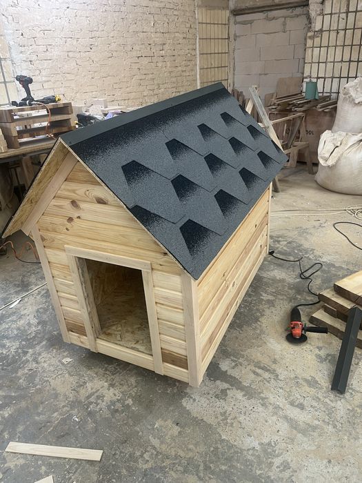 Собача будка утеплена, буда для собаки