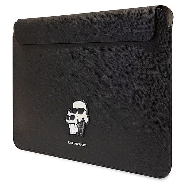 Pokrowiec Karl Lagerfeld Saffiano Karl&Choupette na laptopa 16" - czar