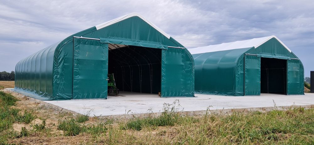 Hala łukowa 12x20x6,7m 240m2 bele garaż wiata hangar magazyn namiotowa