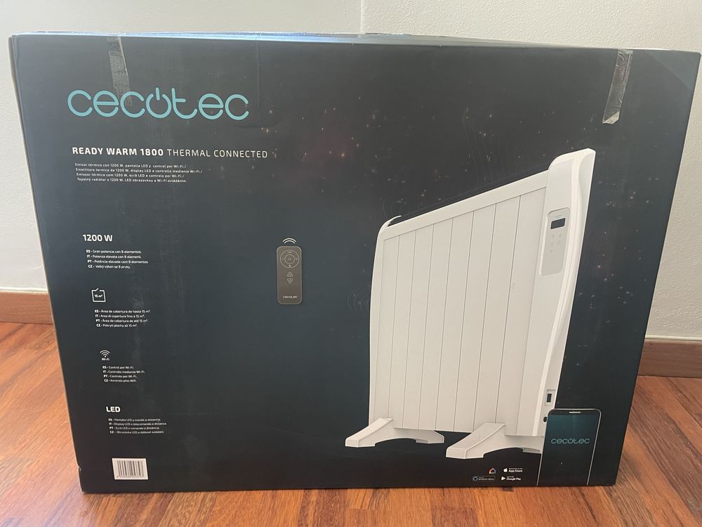 Aquecedor eletrico de baixo consumo