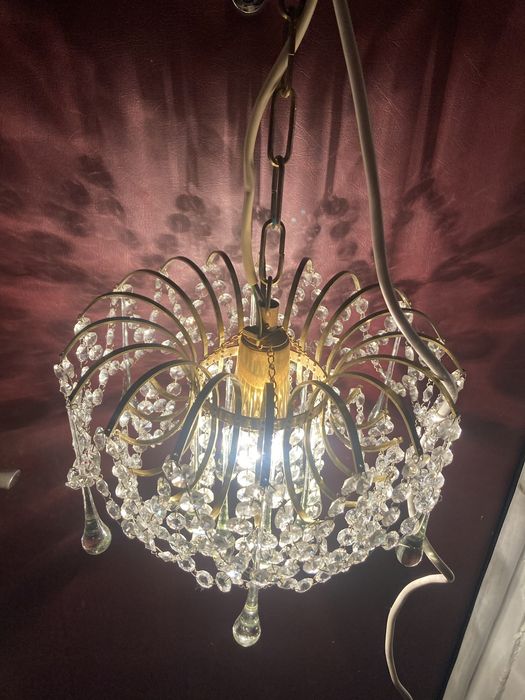 Люстра хрустальная Preciosa Jablonec N.N. 1960е(Чехословаия)
