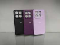 Xiaomi 14T Pro Противоударный чехол софт тач с логотипом на все модели