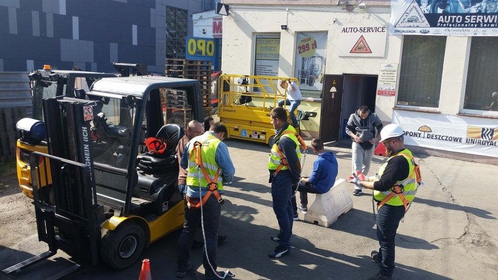Kurs na wózki jezdniowe widłowe egzamin UDT Głogów