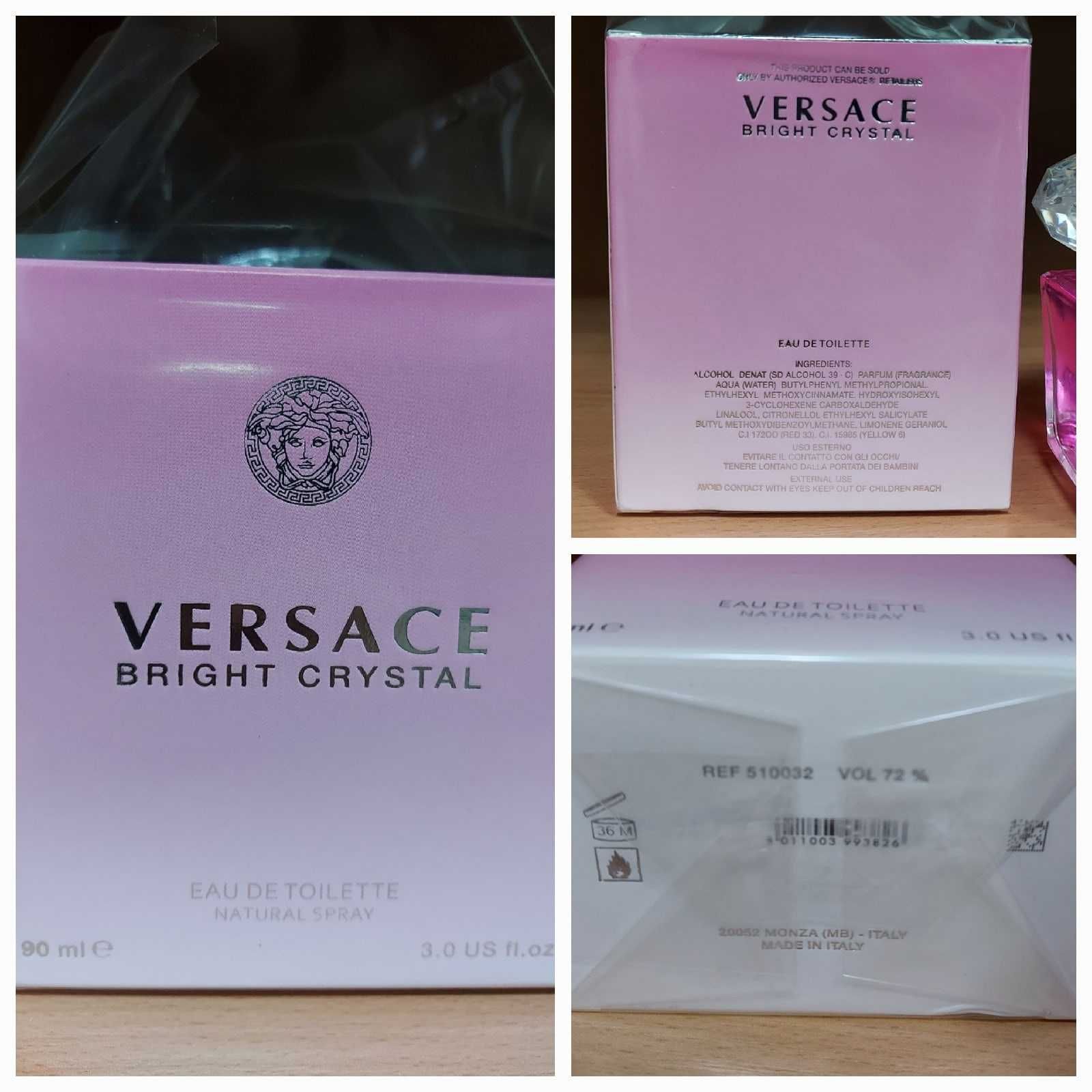 Versace Bright Crystal Туалетная вода женская 90мл