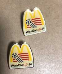 Піни-значки  Чемпіонату світу з футболу McDonald’s 1991 р. сша