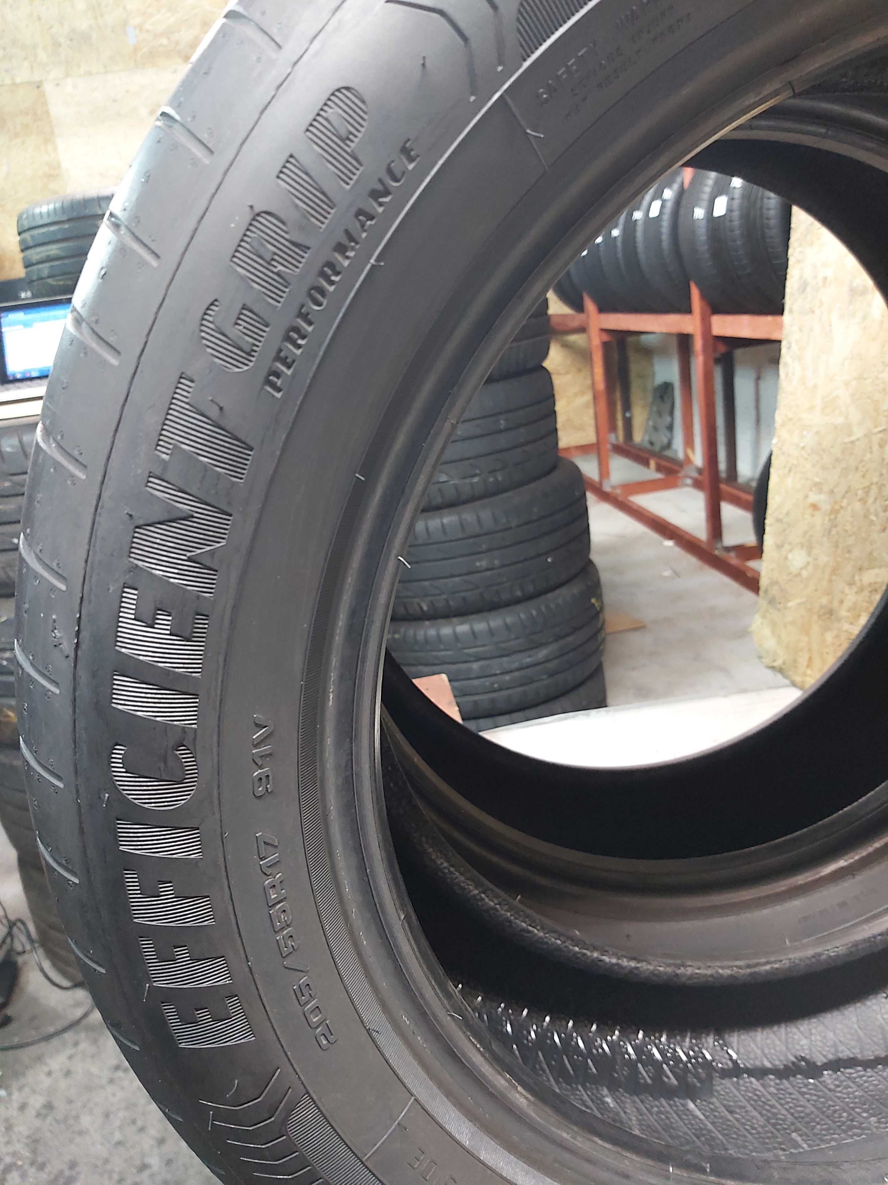 205/55/17 Goodyear LATO 7,2mm bieznika letnie DOT 2021 2szt #725